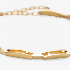 Fendi Gold Stripes Choker Necklaces