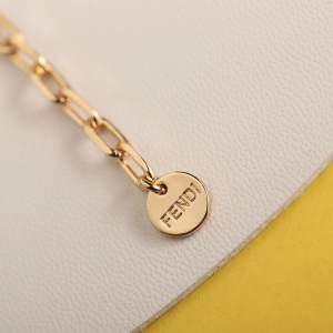 Fendi Gold Stripes Choker Necklaces