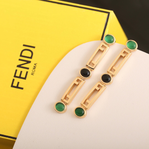 Fendi Stripes Pendant Earrings