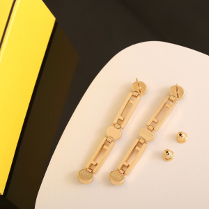 Fendi Stripes Pendant Earrings