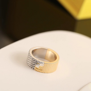 Fendi Wide Band FF Rings