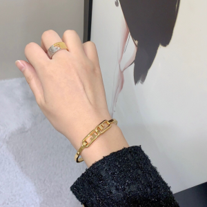 Fendi Wide Band FF Rings