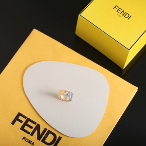 Fendi Wide Band FF Rings
