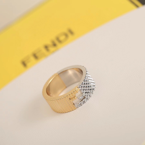 Fendi Wide Band FF Rings