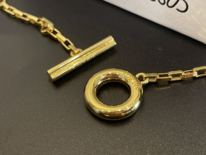 Loewe Gold Letter Charms Necklaces