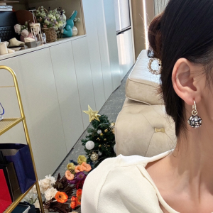 Chanel CC Dice Earrings