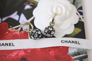 Chanel CC Dice Earrings