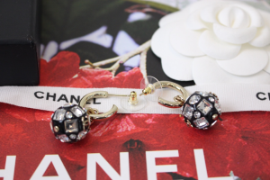 Chanel CC Dice Earrings