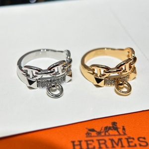 Hermes Diamond Collier de Chien Rings
