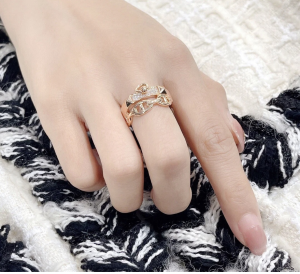 Hermes Diamond Collier de Chien Rings