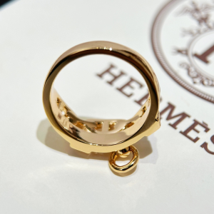 Hermes Diamond Collier de Chien Rings