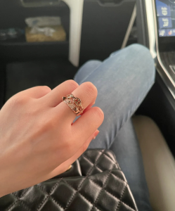 Hermes Diamond Collier de Chien Rings