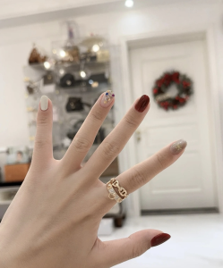 Hermes Diamond Collier de Chien Rings