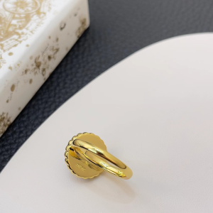 Dior Petit CD Baroque Rings Black