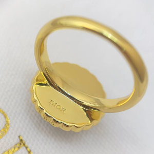 Dior Petit CD Baroque Rings Black