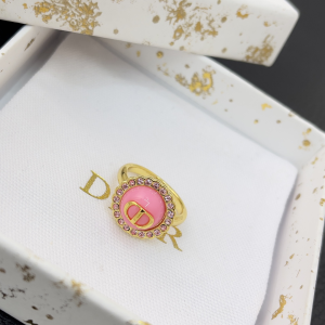 Dior Petit CD Baroque Rings Pink