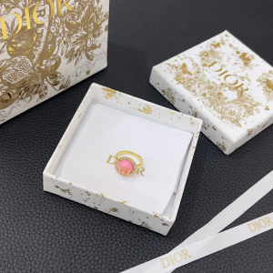Dior Petit CD Baroque Rings Pink