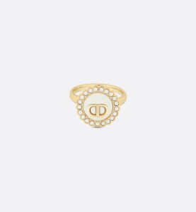 Dior Petit CD Baroque Rings White