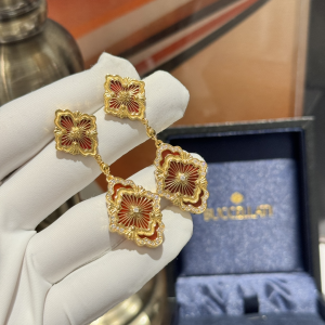 Buccellati Opera Tulle Earrings Red Yellow Gold Buccellati Opera Tulle Earrings Red Yellow Gold