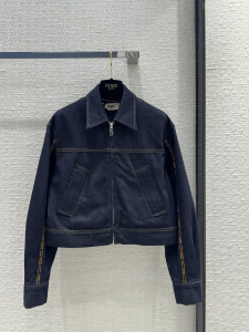 Fendi Baguette Denim Blue Jacket
