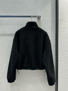 Fendi Wool Teddy Anorak Black