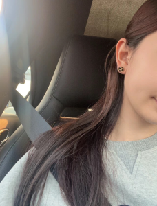 Chanel Mini CC Round Earrings