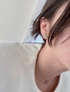 Chanel Mini CC Round Earrings