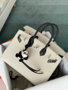 Loewe Black White Panda Charm
