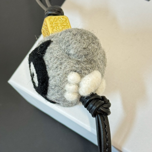 Loewe Grey Owl Charm