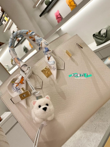 Loewe White Chow Chow Charm