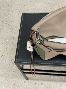 Loewe White Dog Charm