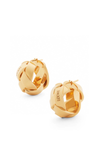 Loewe Gold Nest Hoop Earrings