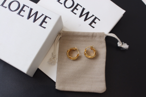 Loewe Gold Nest Hoop Earrings