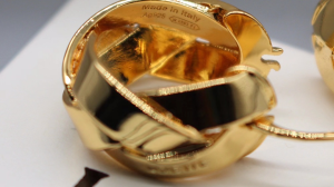 Loewe Gold Nest Hoop Earrings