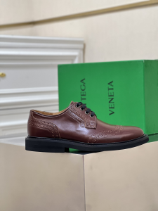 Bottega Veneta Strut Lace Up Brown Calf Leather Moccasins Derby Shoes Bottega Veneta Strut Lace Up Brown Calf Leather Moccasins Derby Shoes