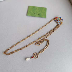 Gucci Double G Gold Chain Belt