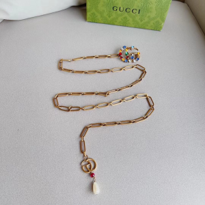 Gucci Double G Gold Chain Belt