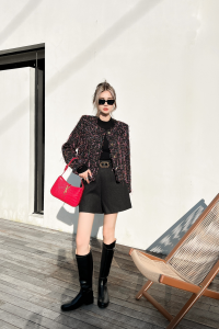 Chanel Black Tweed Jacket