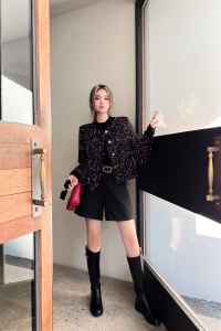 Chanel Black Tweed Jacket