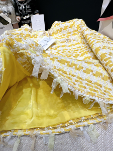 Chanel Pink Tweed Jacket Coat