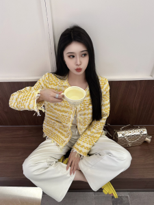 Chanel Pink Tweed Jacket Coat