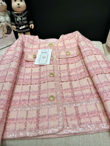 Chanel Pink Tweed Jacket