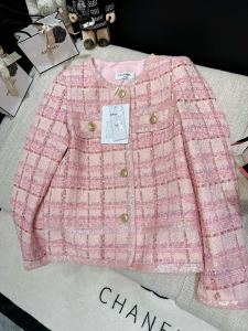 Chanel Pink Tweed Jacket