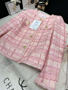 Chanel Pink Tweed Jacket