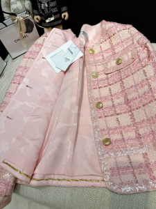 Chanel Pink Tweed Jacket