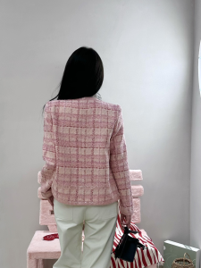 Chanel Pink Tweed Jacket