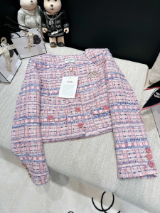 Chanel Pink Tweed Jacket
