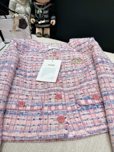 Chanel Pink Tweed Jacket