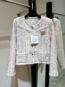 Chanel White Tweed Jacket