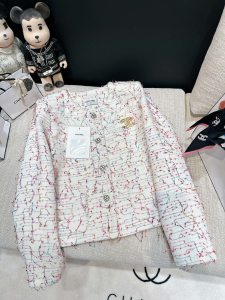 Chanel White Tweed Jacket